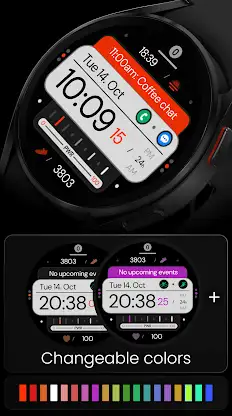 Dream 157 Digital Watch Face screenshot 3