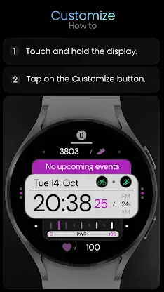 Dream 157 Digital Watch Face screenshot 8