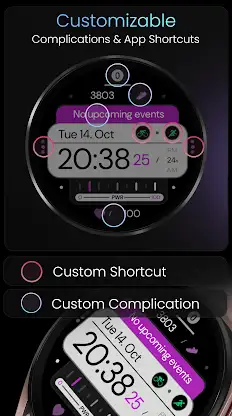 Dream 157 Digital Watch Face screenshot 4