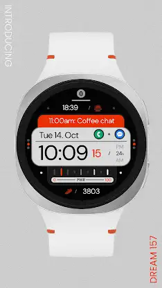 Dream 157 Digital Watch Face screenshot 1