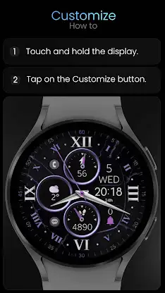 Dream 159 hybrid watch face screenshot 6
