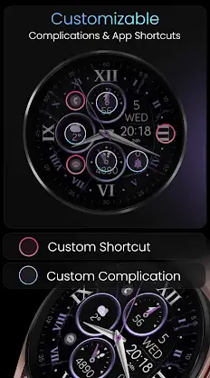Dream 159 hybrid watch face screenshot 4