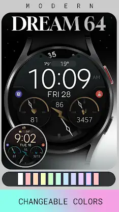 Dream 64 Digital watch face screenshot 4