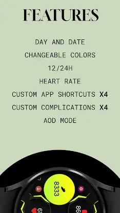 Dream 85 digital watch face screenshot 6