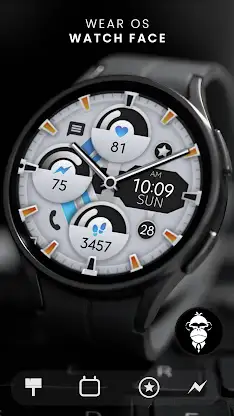 Dream 95 - White Watch Face screenshot 1