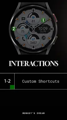 Dream 95 - White Watch Face screenshot 7