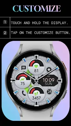 Dream 95 - White Watch Face screenshot 6