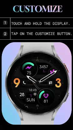 Dream 96 - Modern Watch Face screenshot 7