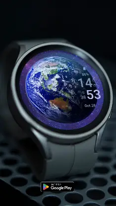 3D Rotating Earth - Watchface screenshot 5