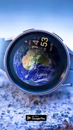 3D Rotating Earth - Watchface screenshot 4
