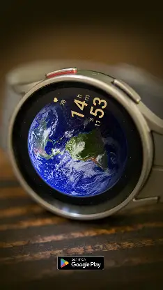 3D Rotating Earth - Watchface screenshot 3