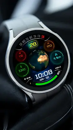 DIGI EARTH WS04 Watch face screenshot 2