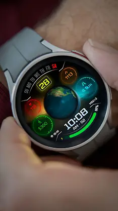 DIGI EARTH WS04 Watch face screenshot 7