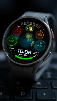 DIGI EARTH WS04 Watch face screenshot 3