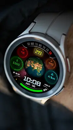 DIGI EARTH WS04 Watch face screenshot 8