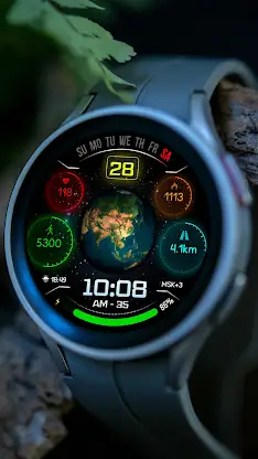 DIGI EARTH WS04 Watch face screenshot 4