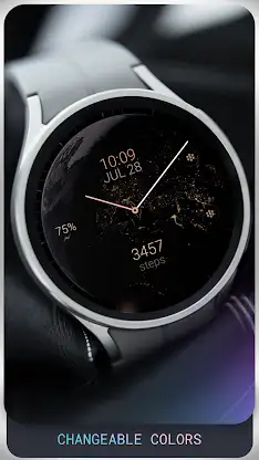 Earth analog watch face screenshot 4