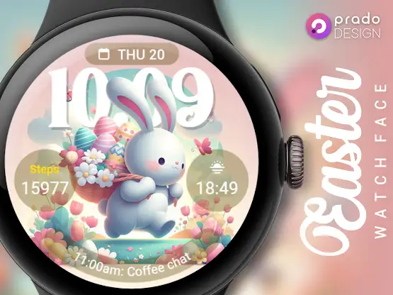 Easter Bunny Watch Face screenshot 7