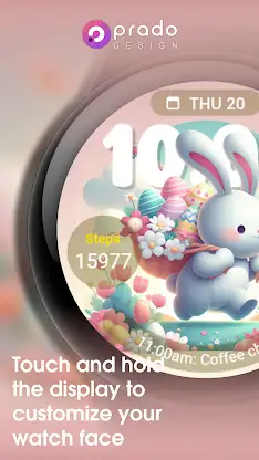 Easter Bunny Watch Face screenshot 4