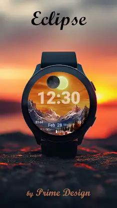 Eclipse Watch Face for Wear OS screenshot 3