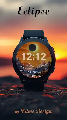Eclipse Watch Face for Wear OS screenshot 2