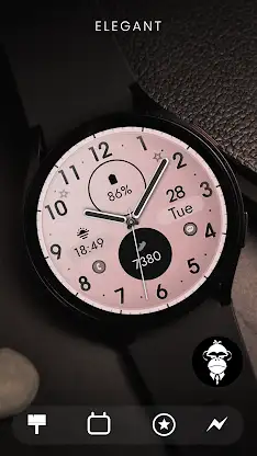 Elegant Rose Gold watch face screenshot 2
