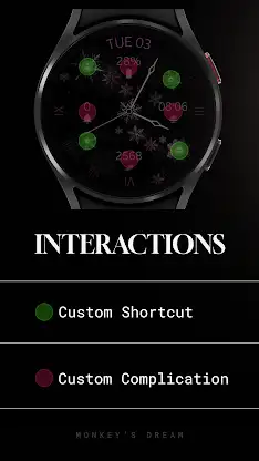 Elegant Snowflakes watch face screenshot 8