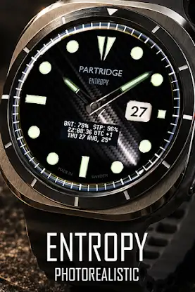 Entropy Luxury watchface PDX screenshot 1