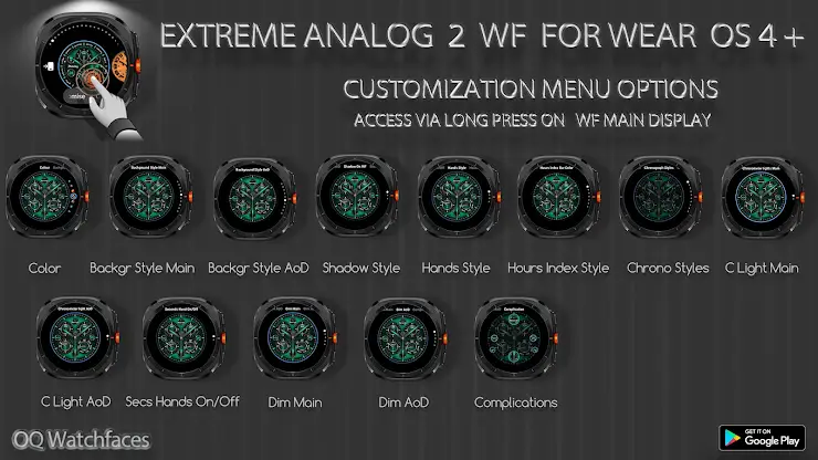 Extreme Analog 2 Wear OS 5+ screenshot 6