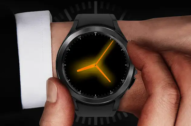 EY06 Orange Glow Watchface screenshot 2
