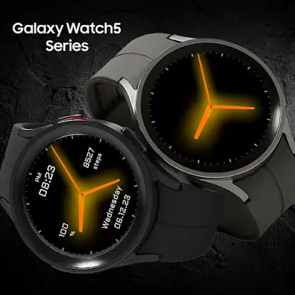EY06 Orange Glow Watchface screenshot 6