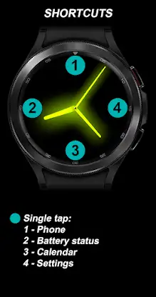 EY09 Yellow Glow Watchface screenshot 8