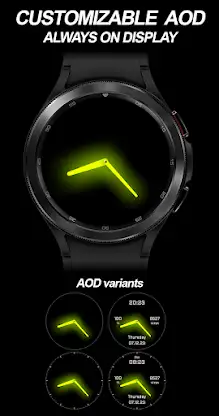 EY09 Yellow Glow Watchface screenshot 7