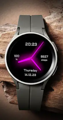 EY11 Pink Glow Watchface screenshot 1