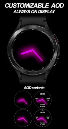 EY11 Pink Glow Watchface screenshot 7