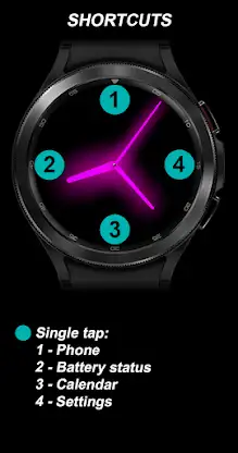 EY11 Pink Glow Watchface screenshot 8
