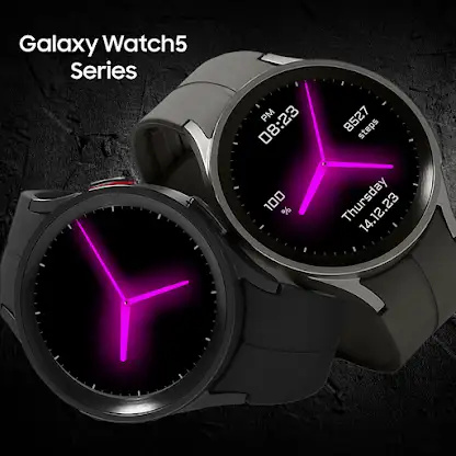 EY11 Pink Glow Watchface screenshot 6