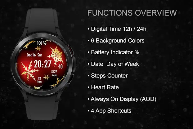 EY17 NewYear Ball WatchFace screenshot 3