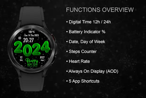 EY18 NewYear 2020-9 WatchFace screenshot 4