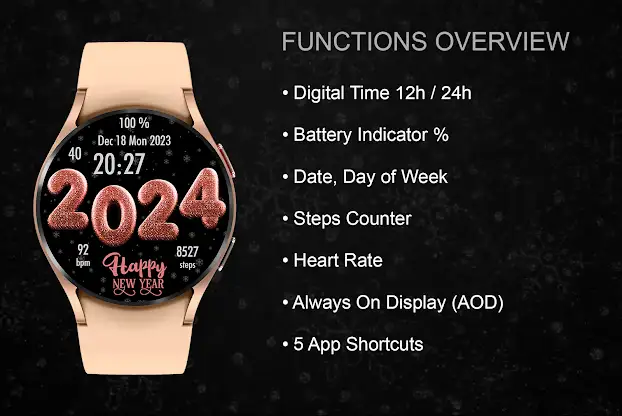 EY19 NewYear 2020-9 WatchFace screenshot 4