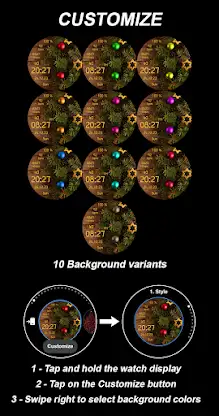 EY23 NewYear Balls WatchFace screenshot 4