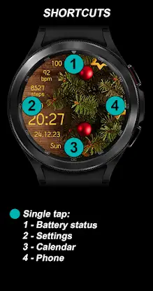EY23 NewYear Balls WatchFace screenshot 8