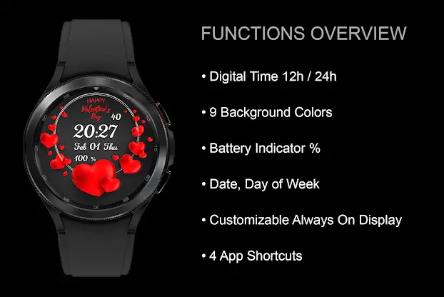 EY26 Valentine's WatchFace screenshot 3
