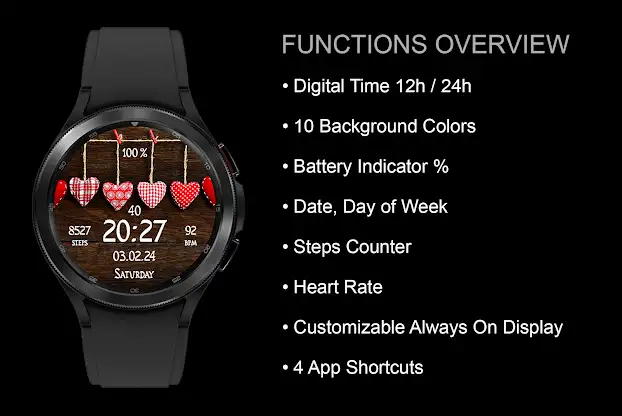 EY29 Valentine's WatchFace screenshot 3