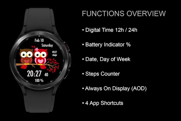 EY30 Valentine's Owls Watch screenshot 3