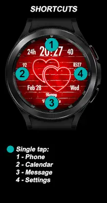 EY31 Valentine's WatchFace screenshot 8