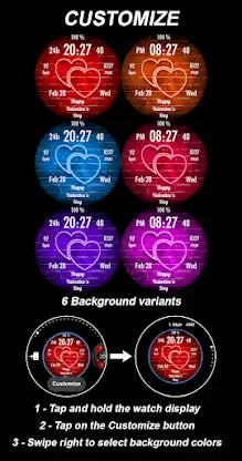 EY31 Valentine's WatchFace screenshot 4
