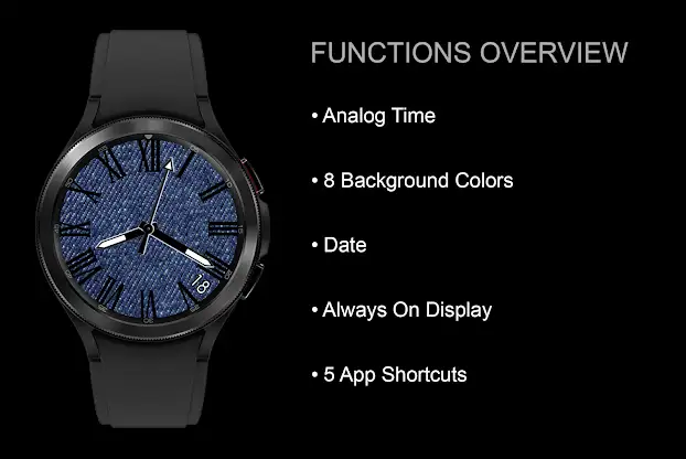 EY32 Classic Analog Watchface screenshot 3