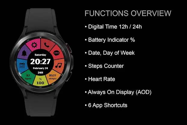 EY34 Digital Color WatchFace screenshot 3