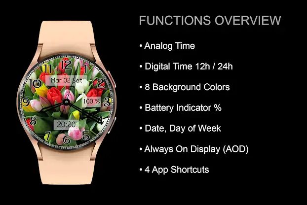 EY35 Analog 8 March Watchface screenshot 3